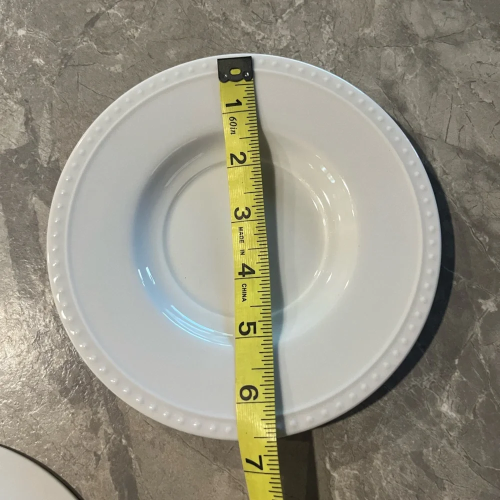 Crate & Barrel “Staccato Saucer” Plate Set(8)
